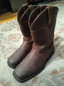 ARIAT RAMBLER PATRIOT ABGENUTZT LEDER USA FLAGGE COWBOY STIEFEL 10029692 HERREN 7EE - Bild 1 von 12