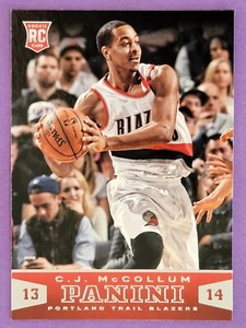 CJ McCollum 2013-14 Panini Basketball #168 Portland Trail Blazers Rookie Card