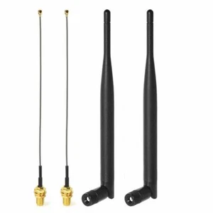 Antenne Bingfu double bande WiFi 2,4 GHz 5 GHz RP-SMA UFL IPX câble 15 cm pour Mini PCI - Photo 1/10