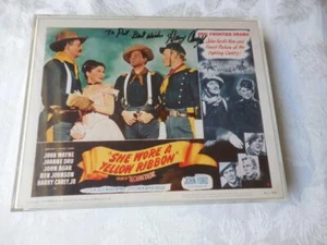 "Foto Vintage Autógrafo Firmado Película Cinta Amarilla 8""X10" - Imagen 1 de 5