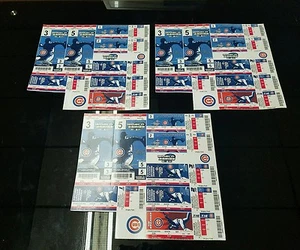 2004 Chicago Cubs Baseball -- WORLD SERIES & PLAYOFF -- 3 SHEETS OF 8 TICKETS - Bild 1 von 2