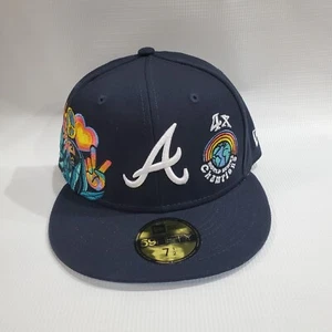 New Era Atlanta Braves Groovy 59FIFTY Fitted Gr: 7 1/2 4X World Series Champions - Bild 1 von 5