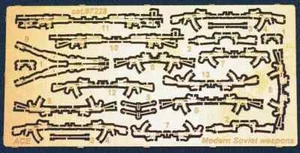 1:72 Scale PE72568 Modern Soviet/Russian hand weapons Plastic Model Kits - Picture 1 of 3