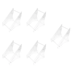 5 Pieces CD-Präsentationsständer Stand Schallplattenständer Aus Vinyl - Bild 1 von 12