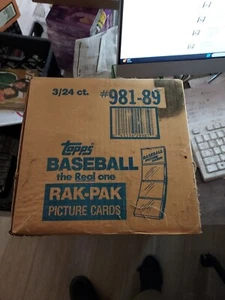 TOPPS 1989 RAK-PAK BOX 24 CONFEZIONI 42 CARTE PER CONFEZIONE NUOVO SIGILLATO - Foto 1 di 3
