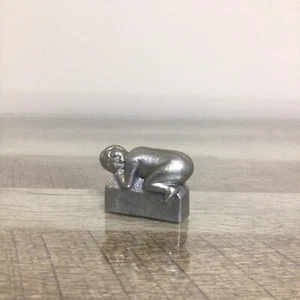 Miniature Aluminum Sculpture Figurine Cast Aluminum 1.5x1.25" - Picture 1 of 11