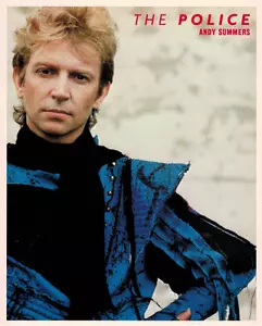 4425 Andy Summers THE POLICE Authentic Vintage 1980s 8x10 Photograph Picture - Picture 1 of 2