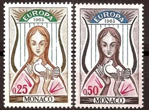 [6301] Monaco 1963, serie completa MNH** Europa CEPT - Foto 1 di 1