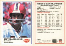 1982 Kellogg's #NNO Steve Bartkowski / Robert Brazile / Jack Rudnay - Near Mint