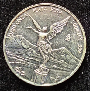 2004 Mexico 1/20 oz .999 Silver Libertad - Picture 1 of 2
