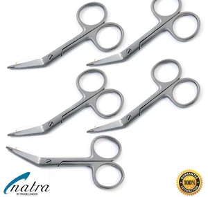 5x Universal schere 9 cm Lister Verband Pflasterschere Edelstahl kein Medizinpro - Picture 1 of 5
