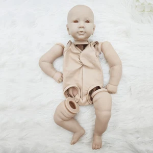 21" Reborn Kit Baby Doll Piper Cloth Body Blank Fresh Color Unpainted Kits - Picture 1 of 6