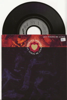 SIMPLE MINDS LET THERE BE LOVE 7 INCH SINGLE FROM FRANCE, MINT - Image 1 of 2