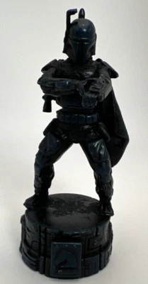 Juego de ajedrez Star Wars 2005 edición saga repuesto negro Boba Fett Knight Foto 1 de 4