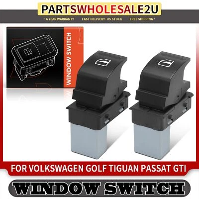 Rear Power Window Switch for Volkswagen Golf City 2010 Rabbit 2006-2009 Tiguan - Image 1 of 4