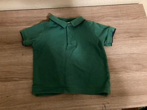 Camisa Janie and Jack Kelly Verde Clásica Estilo Polo Cuello 6-12 Meses Algodón - Imagen 1 de 3