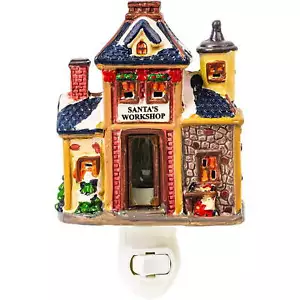 Santas Workshop Porcelain Night Light - Picture 1 of 1