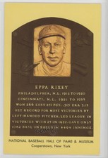 1964-1981 National Baseball Hall of Fame and Museum Postcards Eppa Rixey HOF