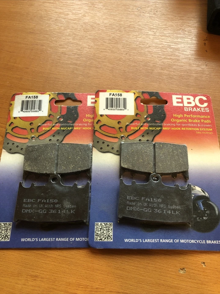 Pastillas freno delanteras moto 2 juegos, 4 pastillas en total. Foto 1 de 2