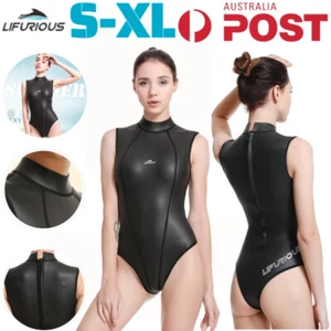 Women Neoprene 3mm Wetsuit Scuba Bikini Adult Surfing Snorkeling Diving Jumpsuit - Picture 1 of 16