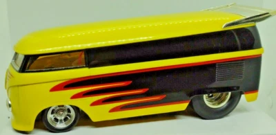Autobús de arrastre VW Hot Wheel escala 1:18 amarillo negro 🔥🔥 fundido a presión - ENVÍO GRATUITO Foto 1 de 4