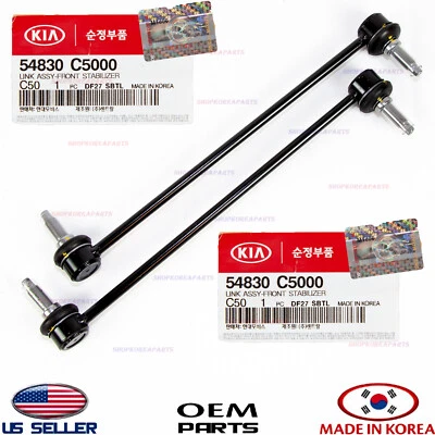 ✅Genuino✅ Juego de eslabones estabilizadores delanteros 2 piezas OEM 16-26 Hyundai Kia Ver compatibilidad Foto 1 de 4