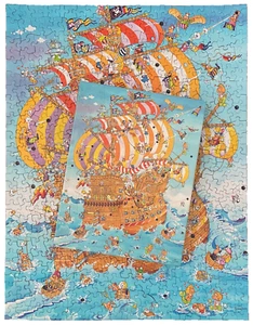 Rompecabezas Springbok 500 piezas vintage - High Jinks on the High Seas COMPLETO - Imagen 1 de 4
