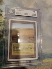 BGS Unlimited Savannah MTG 7 NM Dual Land Beckett Graded Magic Vintage BGS