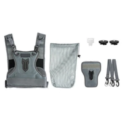 Comfortable Nylon Camera Carrying Chest Harness Vests System for Cameras Outdoor Foto 1 de 4