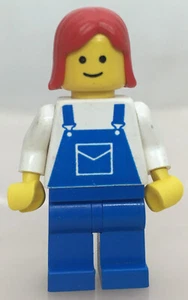 LEGO ®-Minifigur Classic Town Frau in Overall aus 1063 Community Workers ovr029 - Picture 1 of 2