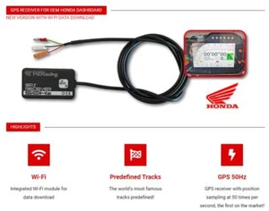 Honda CBR1000RR /SP 2020-2021 PZRacing HondaTronic 50Hz GPS Lap Timer Plug&Play - Picture 1 of 1