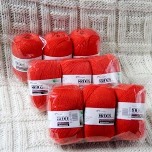 Sale 9 SkeinsX50gr LACE Soft Crochet Acrylic Wool Cashmere hand knitting Yarn 19 - Picture 1 of 23