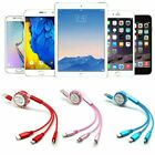 3 in 1 Multi USB Phone fast Charging and data Cable for iPhone and android UK