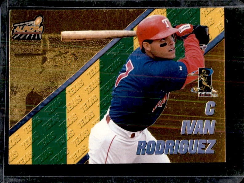 1998 Pacific Aurora - Pennant Fever Ivan Rodriguez #7 - Image 1 of 1