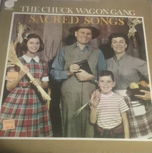 The Chuck Wagon Gang Sacred Songs Vinyl Southern Gospel LP 22C22 - Picture 1 of 1
