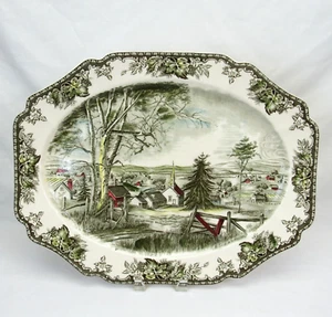 Johnson Brothers The Friendly Village Turkey Platter Large 20" x 15.5" - Picture 1 of 4