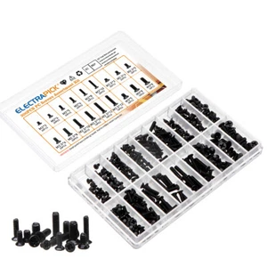 300Tlg Laptop Screws Universal Repair Kit Black M2-M3 Fit for IBM HP Dell Lenovo - Picture 1 of 10
