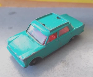 Vintage Matchbox No 56 Lesney Fiat 1500 Green Diecast Toy Car - Picture 1 of 4