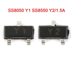 SMD Transistor SS8050 Y1/SS8550 Y2 Double S high current Triode 1.5A SOT-23 New - Picture 1 of 10