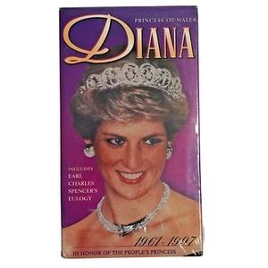 NEW SEALED Diana Princess of Wales The Peoples Princess 1961-1997 VHS Spencer - Imagen 1 de 7