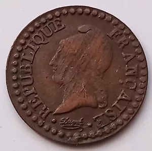 France, Un centime Dupré, 7 normal 1799 Paris - Picture 1 of 2