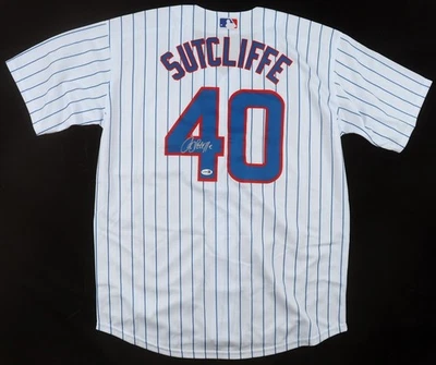 Rick Sutcliffe Signed Chicago Cubs Nike Authentic Jersey (JSA COA) 1984 Cy Young - Image 1 of 4