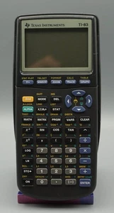 Calculadora gráfica TI-83 negra - limpia probada y funcionando - 1nz8 - Imagen 1 de 4
