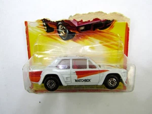 VTG 1982 Matchbox Lesney No 9 Fiat Abarth White Diecast Car Read - Picture 1 of 5