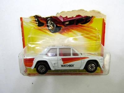VTG 1982 Matchbox Lesney No 9 Fiat Abarth White Diecast Car Read - Image 1 of 4