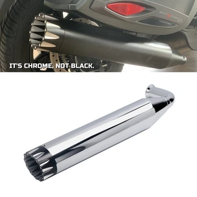 Deep Nice Tone Chrome Exhaust Pipe for Can-Am 2014-2025 Spyder RT & F3 Limited. - Image 1 of 4