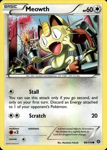 Meowth 88/114 | XY - Steam Siege | Pokemon TCG | English | Common - Picture 1 of 3