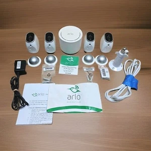 Arlo/Netgear Bundle VMB3500 Base Station & 4 VMC3030 Wireless HD Cameras More - Picture 1 of 14