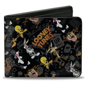 mens Bifold Looney Tunes Wallet, Looney Tunes, 4.0 x 3.5 US - Picture 1 of 8