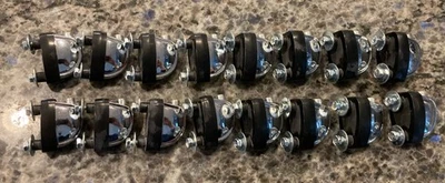 (16)  1990's PREMIER 6200TT  XPK / ARTIST SMALL BASS DRUM LUGS SNARE w/ GASKETS - Image 1 of 4